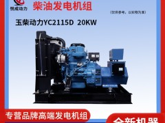 20KW玉柴動力柴油發電機組 YC2115D視頻